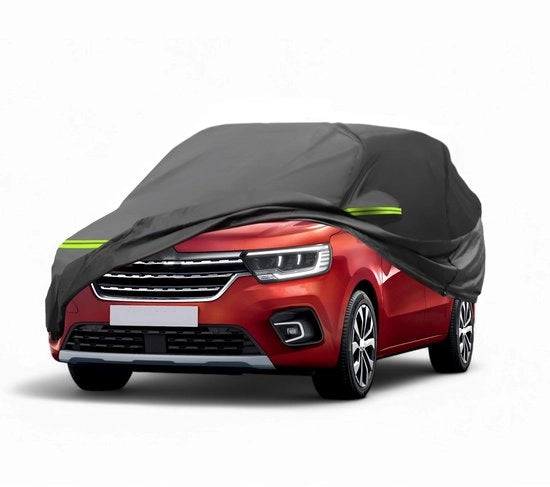 Autoportiera Acquaprotetta - Autoportiera per Esterno - Respirante - Copertura Completa - Protezione contro gli Agenti Atmosferici - Nero - Portiera per Auto