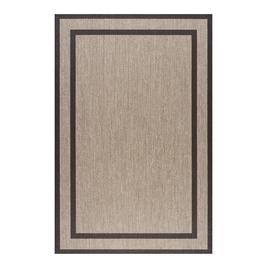 Tappeto vinilico di alta qualità rettangoli marrone 120x180