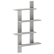 Scaffale da parete Grigio Cemento 61 x 13,5 x 105 cm 8020332