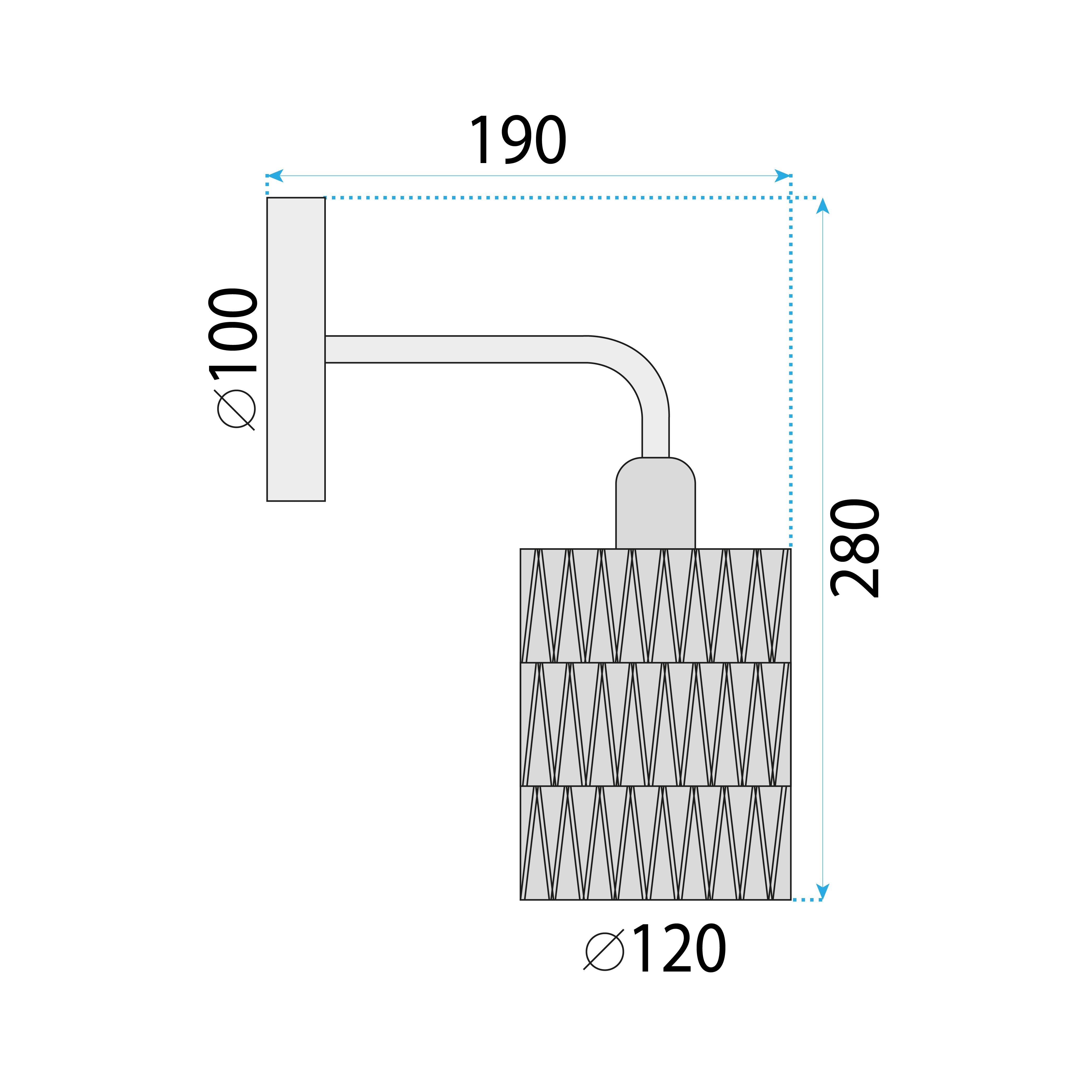 Lampada Da Parete Boho APP1623-1W