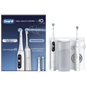 Oral-B iO6 Oxyjet Idropulsore e Spazzolino Elettrico Tecnologia Microbollicine Bianco