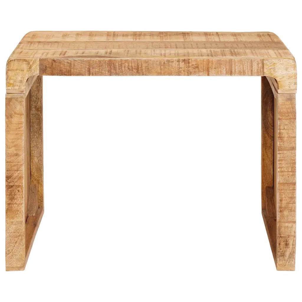 vidaXL Tavolino Marrone 60 x 35 x 45 cm legno massello di mango