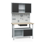 Vicco Armadietto per attrezzi Grigio 240 x 202 cm