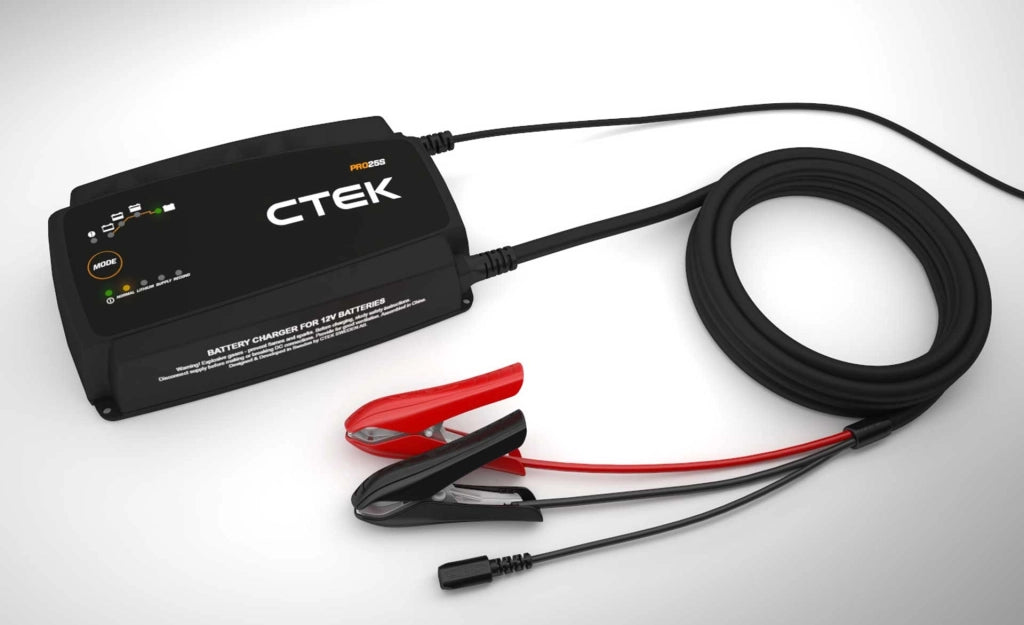 PRO25S caricabatterie Ctek 12V 25A per batterie a 12 V da 40 a 500 Ah