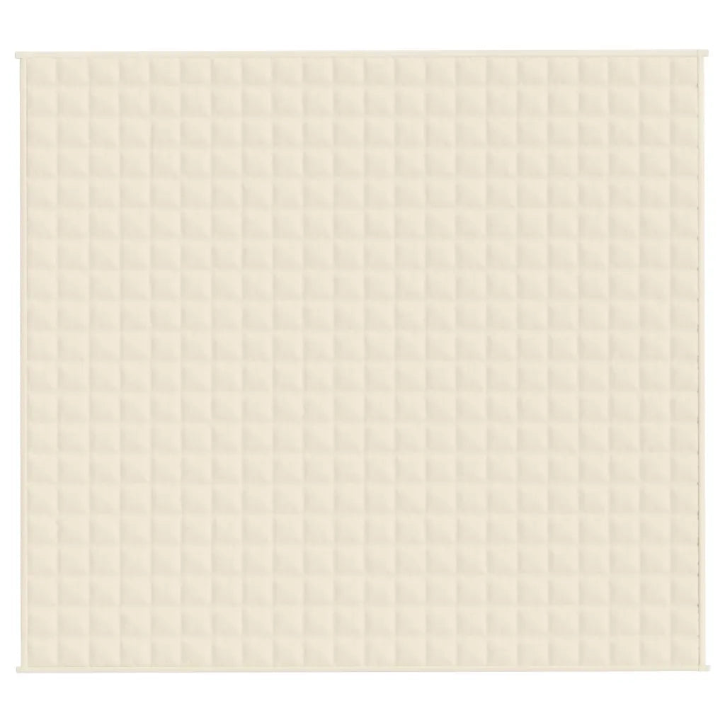 Coperta Ponderata Crema Chiaro 200x220 cm 9 kg Tessuto 3154875