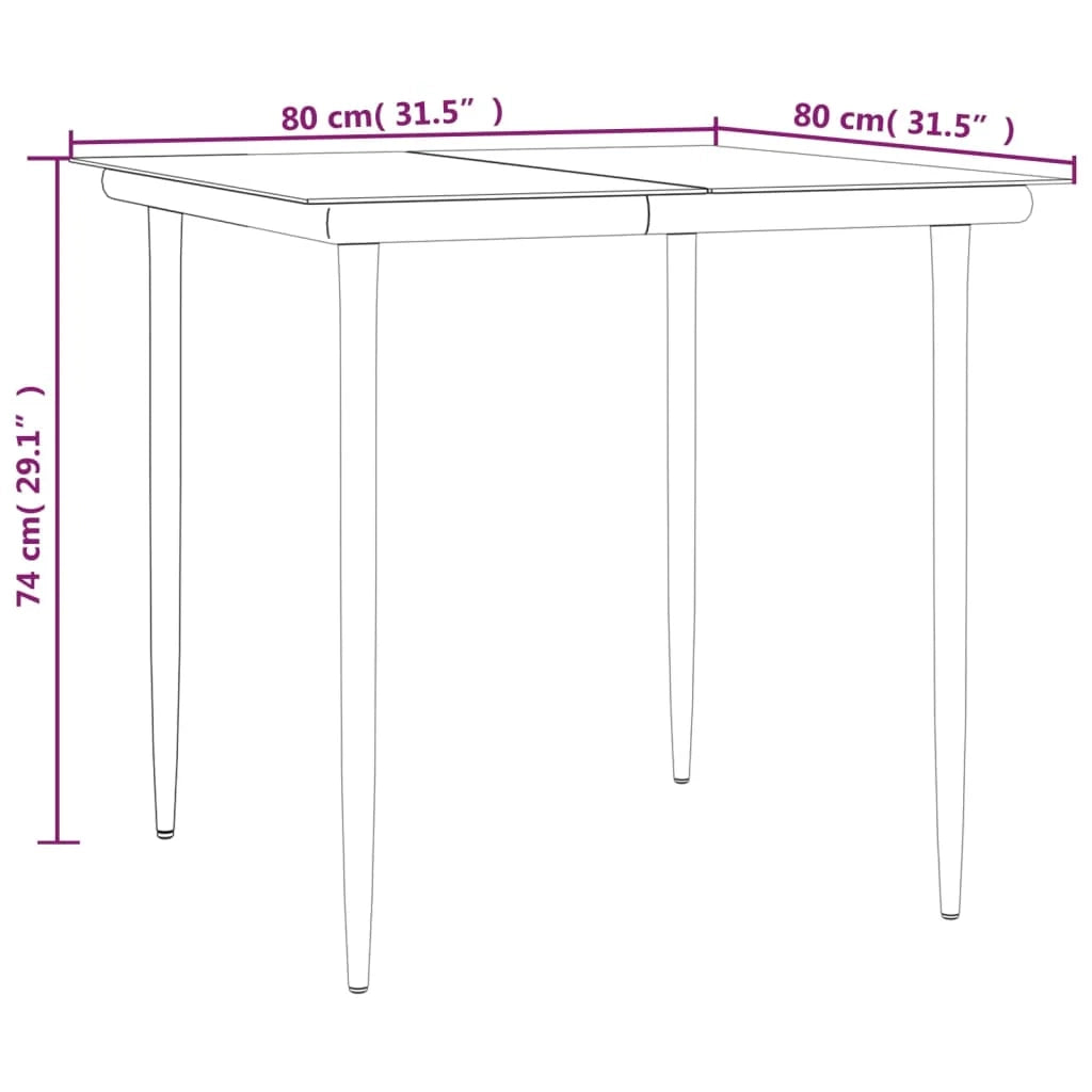 Set da pranzo da giardino nero e grigio da 5 pezzi con cuscini 02_0014857