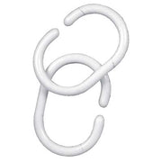 ANELLO ABS X TENDA DOCCIA - BIANCO X TUBO MM 25 CF=PZ 12- 6 confezioni