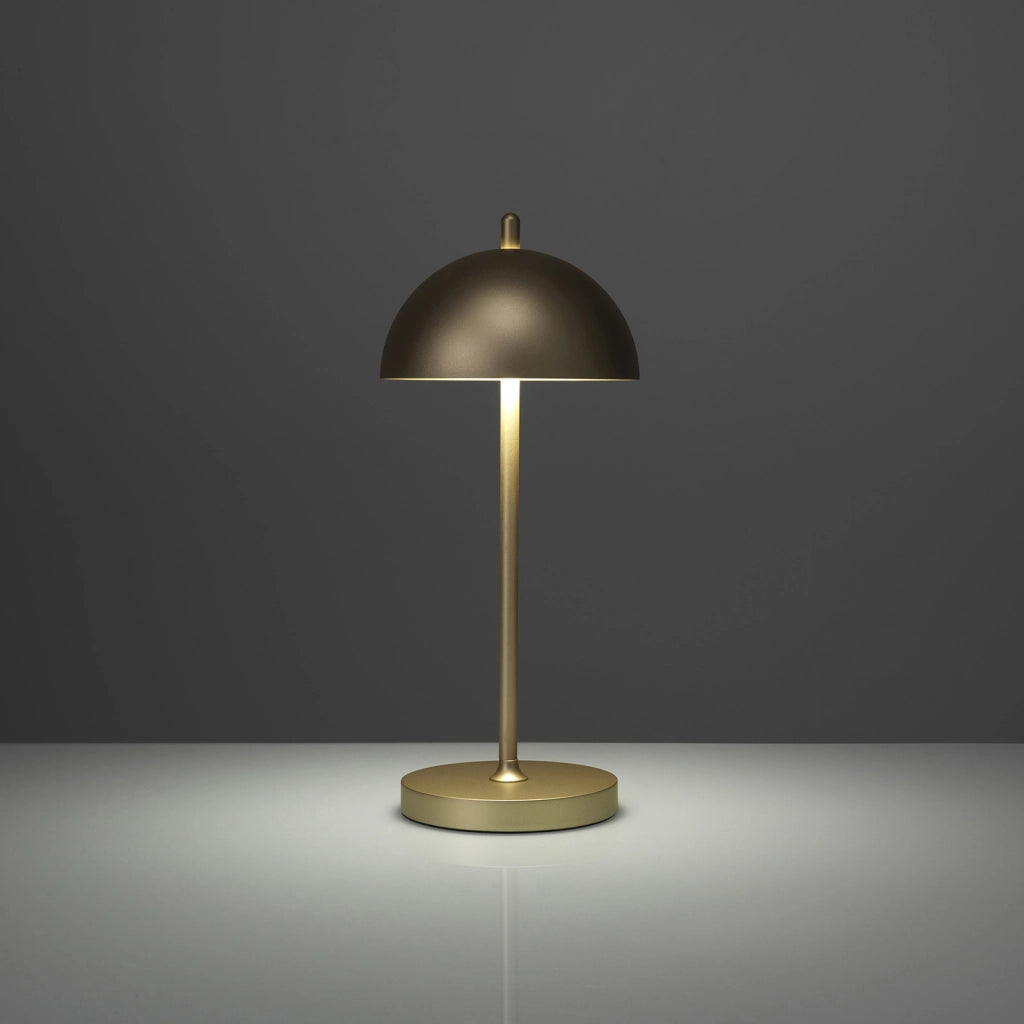 Lampada da tavolo ricaricabile DRAVEN oro