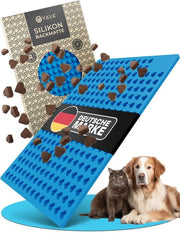 Mini forma per biscotti canini (1,5 cm) in silicone premium per biscotti per cani, forma a cuore in silicone, forma per biscotti per cani, mattoncini per biscotti per cani, forma a cuore in silicone, BPA-free (turquesa)