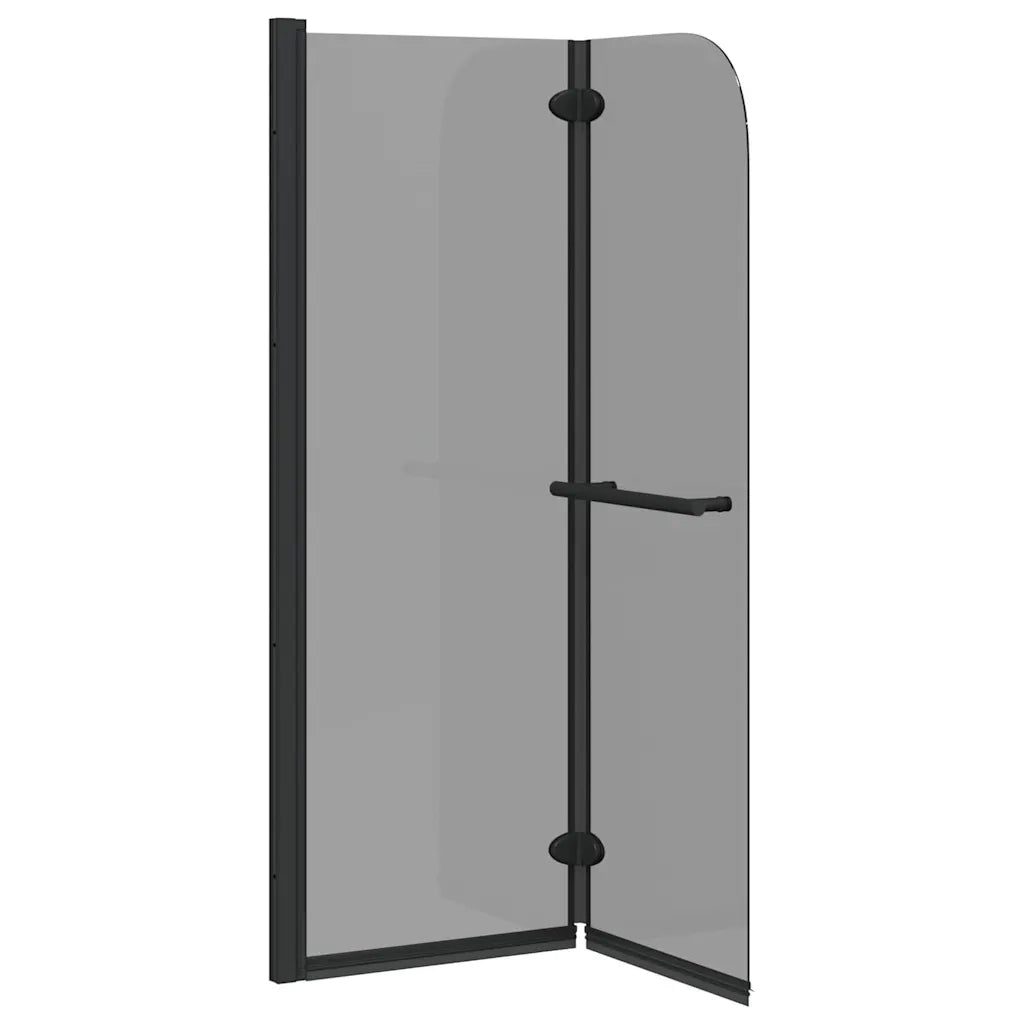 Involucro Doccia Nero 120 x 140 cm Vetro ESG e Alluminio