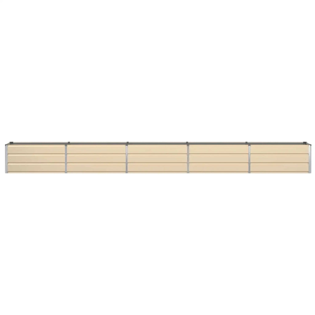 Fioriera Avorio 480 x 50 x 45 cm Acciaio zincato