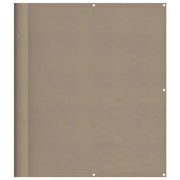 Schermo da balcone | Paravento da Balcone Tortora 120x800 cm 100% Poliestere Oxford
