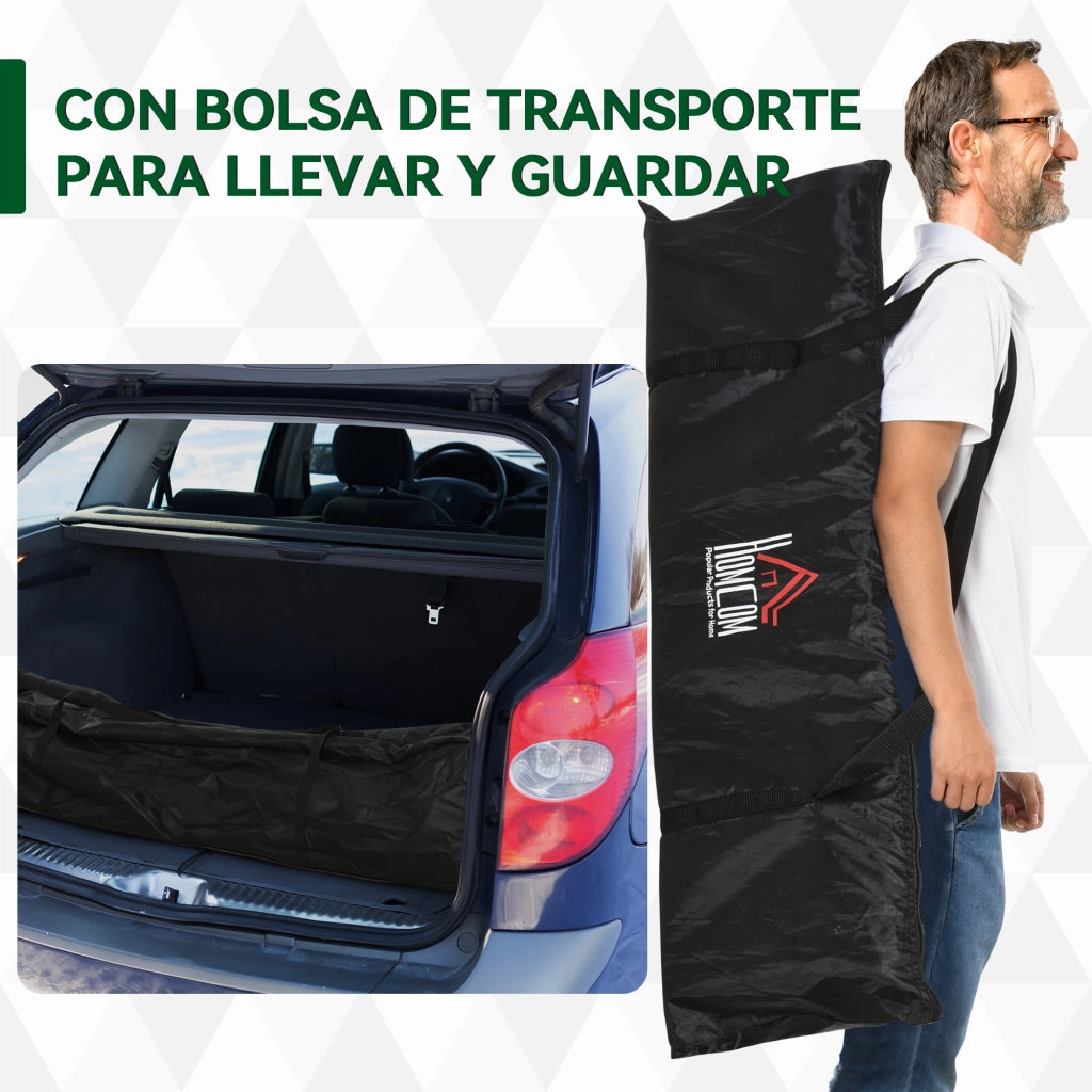 Porta da Calcio Pieghevole per Bambini e Adulti con Borsa Trasporto ¨C Zephmum ¨C Nero