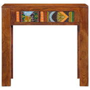 Tavolo Consolle 80x35x75 cm in Legno Massello di Acacia 4016496
