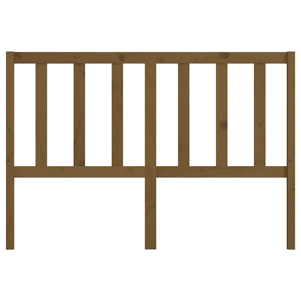 Testiera per Letto ambra 141x4x100 cm in Legno Massello di Pino 817738