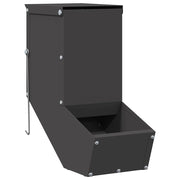 Mangiatore per conigli Nero 12,5 x 26 x 28,5 cm CFW2249446