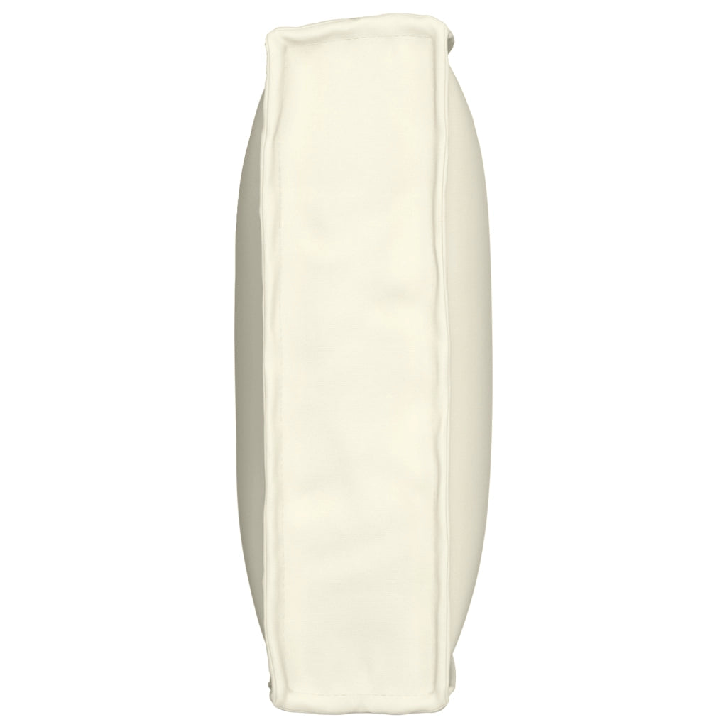Cuscino per pallet per schienale crema 80x40x12 cm in tessuto Oxford