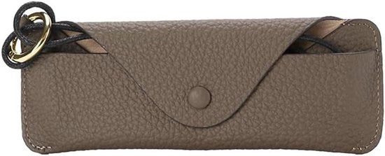 Portatile brillenkoker pieghevole per occhiali da vista e da sole con spazio per lenti da lettura