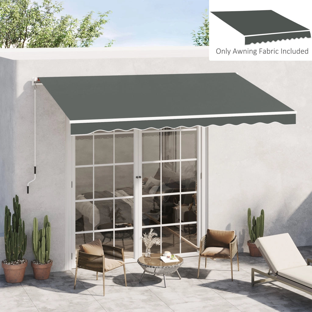 Telo Copri Toldo ¨C zephmum ¨C Grigio 382x240 cm