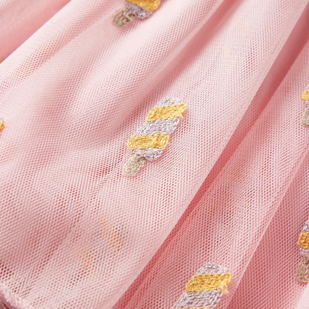 Gonna da Bambina con Tulle Rosa Chiaro 116 CFW9475648