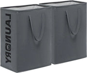 Asciugamani e oggetti da bagno in legno - Cassetto per bagno e camera da letto - 43 x 60 cm - Grigio