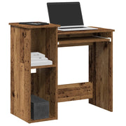 Scrivania Mensole Legno Vecchio 84x40x78 cm Legno Multistrato