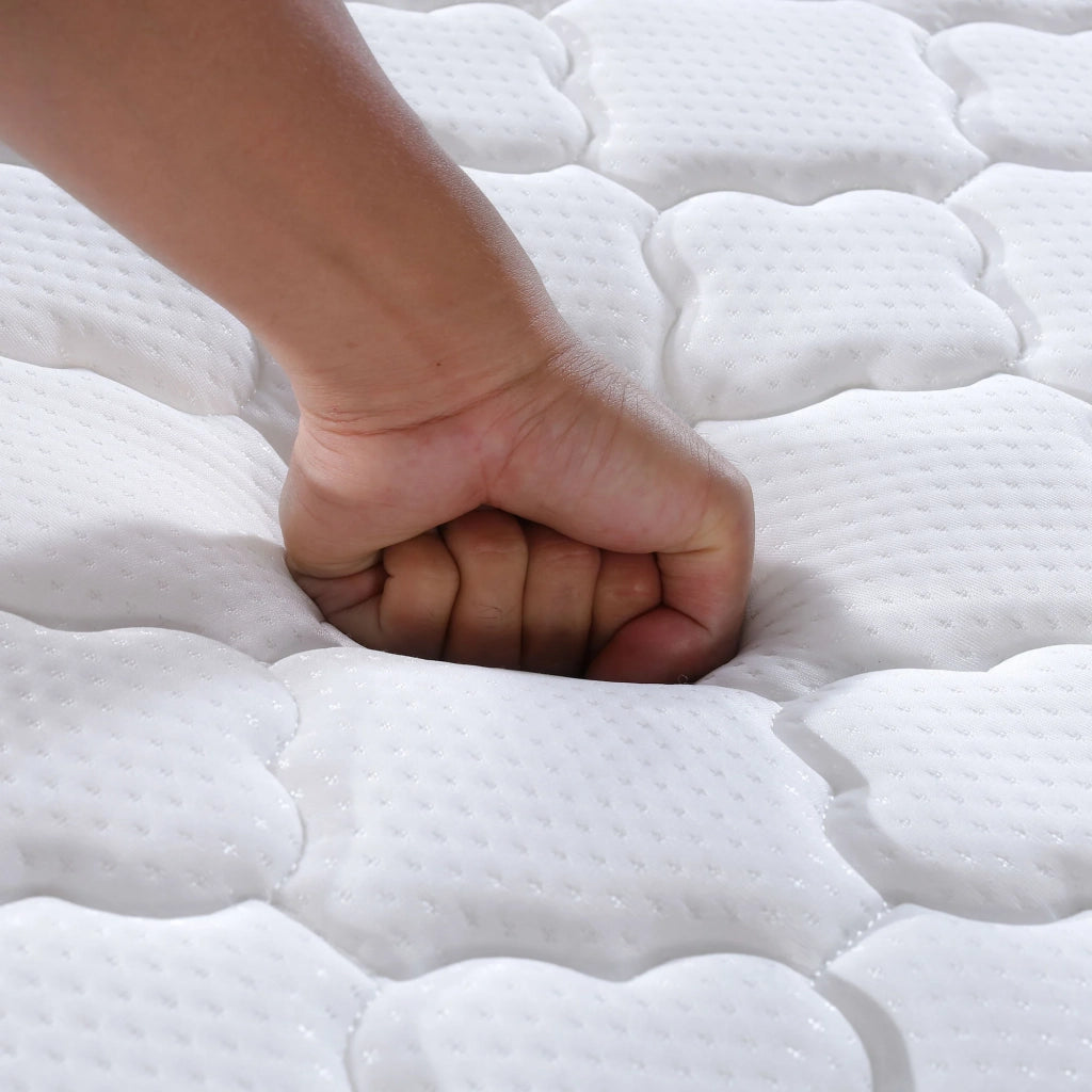 Materasso a molle insacchettate 7 zone con coprimaterasso incluso durezza H3 160x200 cm