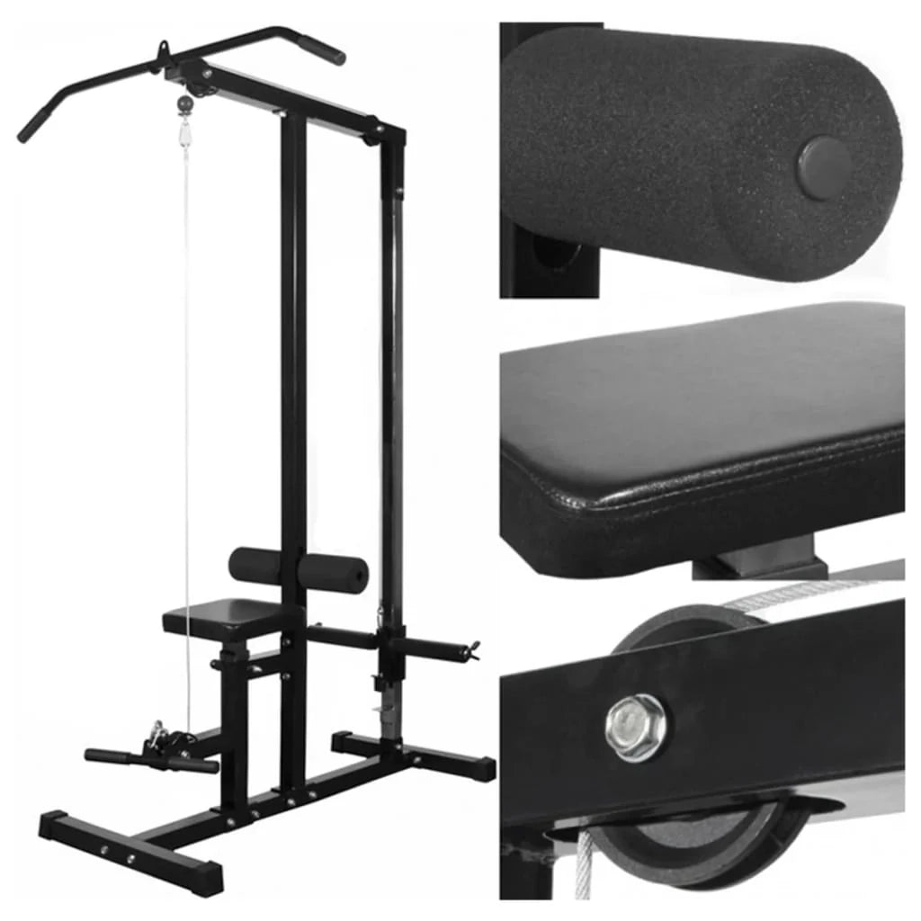 Torre per allenamento con pesi con dischi da 40 kg per sport e fitness (02_0000043)