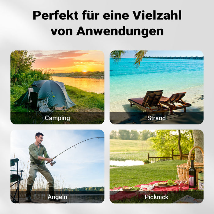 Ombrellone da pesca con tenda e due finestre 250 cm Protegge da vento e pioggia