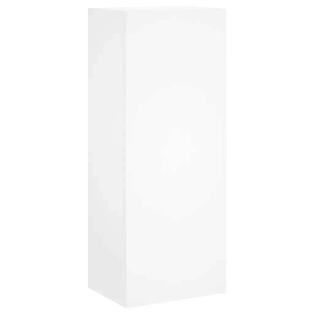 Mobili TV a Muro 5pz Bianchi in Legno Multistrato 3216489