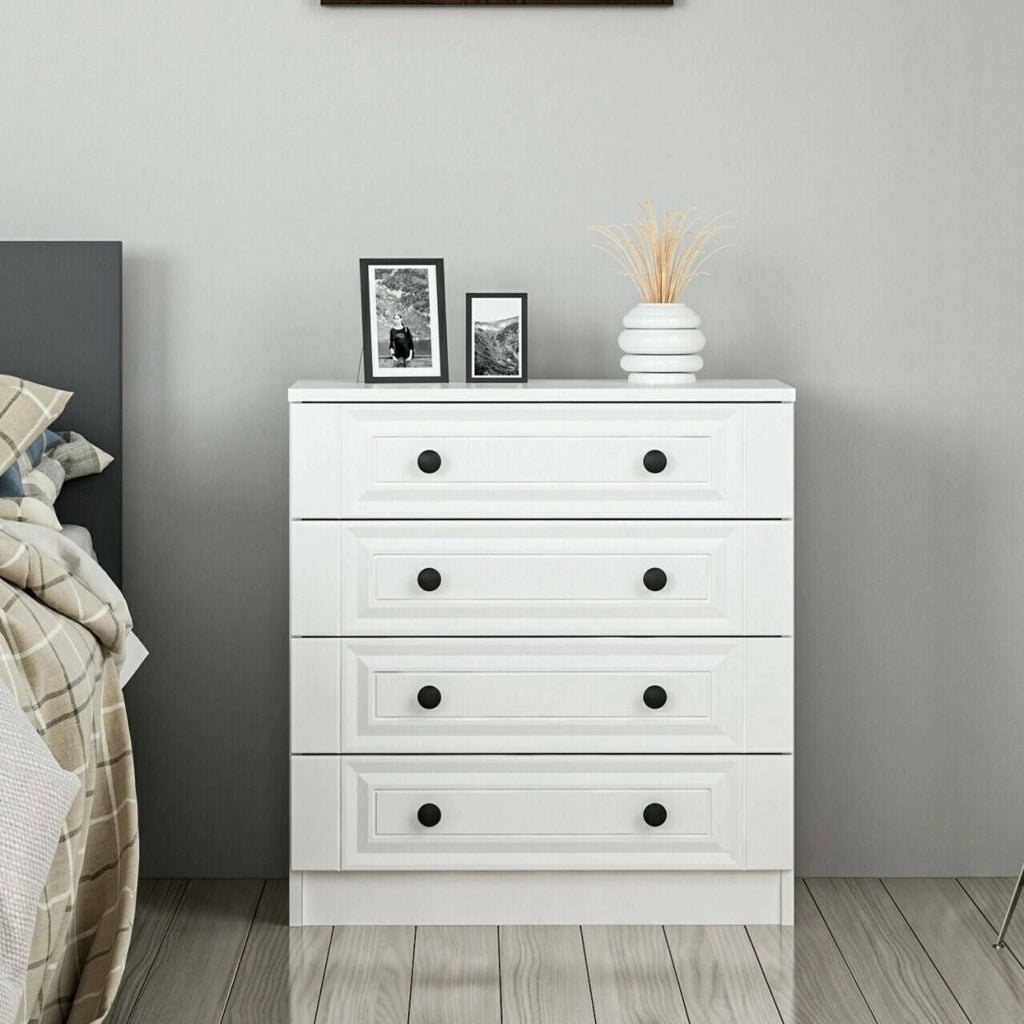 Gardo, Cassettiera 7 Cassetti, 72x42x77h cm Bianco