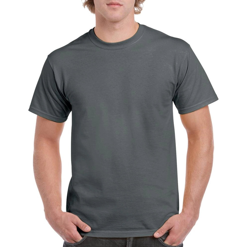 T-shirt zanzibar a manica corta colore antracite 100% cotone *** misura large - l, confezione 1
