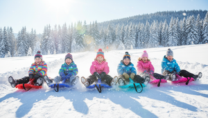 Bob Slittino da Neve 85x41,5x15,5 cm 1 Posto Flash Vari Colori