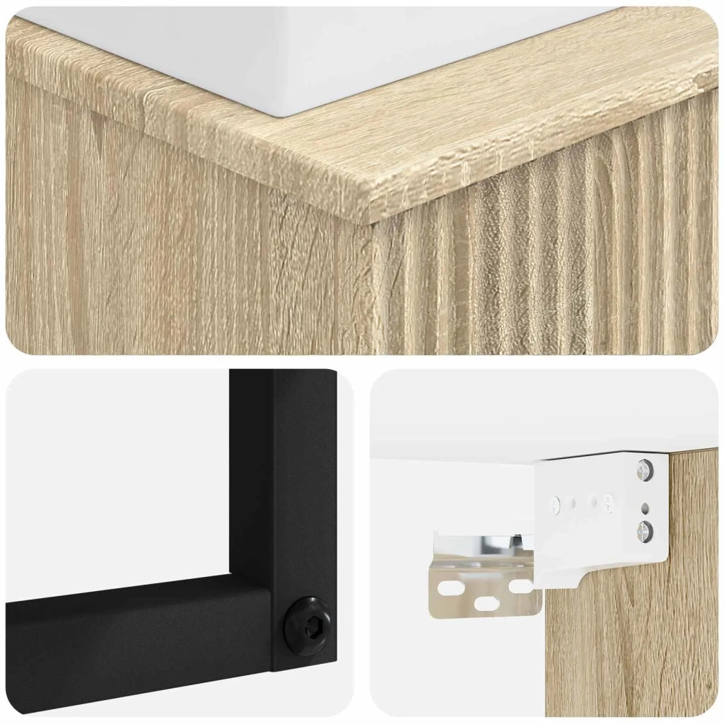 Lavabo da Parete Rovere Sonoma 40 x 41 x 39 cm CFW4591122