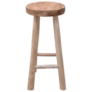 Sgabello da Bar in Legno Massello di Teak 244545