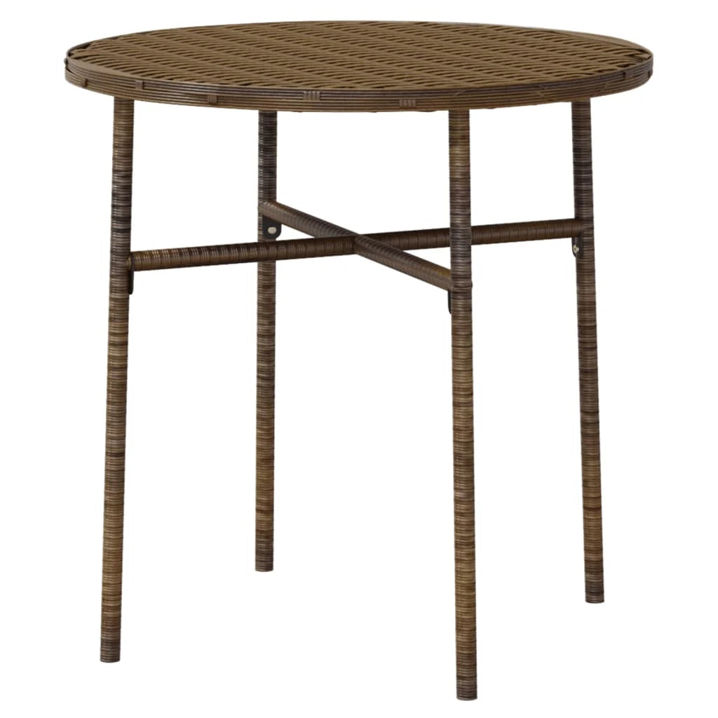 Set da pranzo da giardino per esterni 3 pezzi in resina di vimini marrone 02_0013689