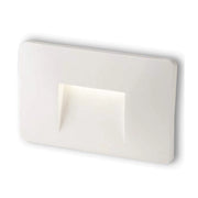 Segnapasso bianco led incasso cassetta 503 rettangolare 3 watt luce regolabile