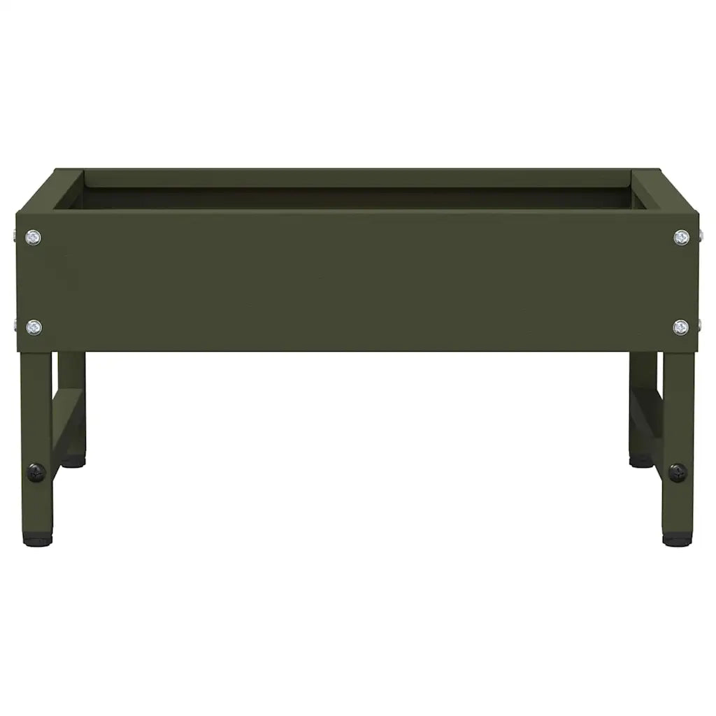 Mangiatore per Uccelli Verde oliva 80 x 28 x 13.5 cm CFW6309773