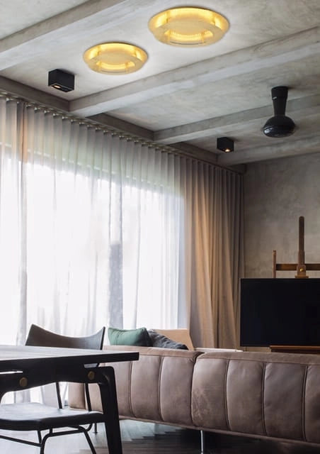 Plafoniera LED Candellux Merle 50cm oro 24W 3000K 1600lm