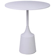 Tavolino in metallo bianco 40x40x44h cm