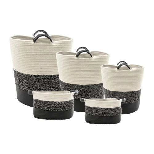 Set ceste cipi cp904pab le panier nero e bianco