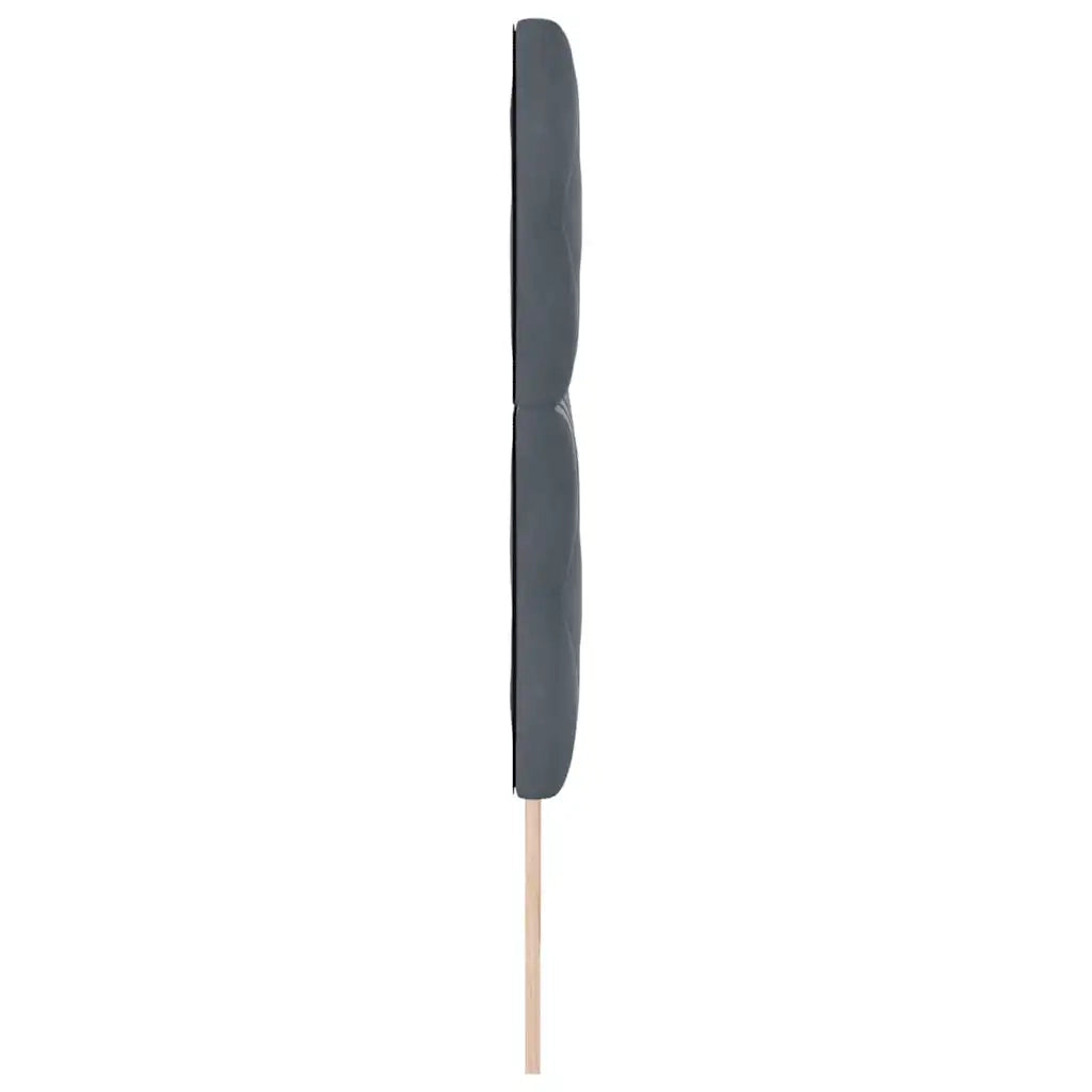 Testiera Grigio scuro 180 cm Velluto 3337946