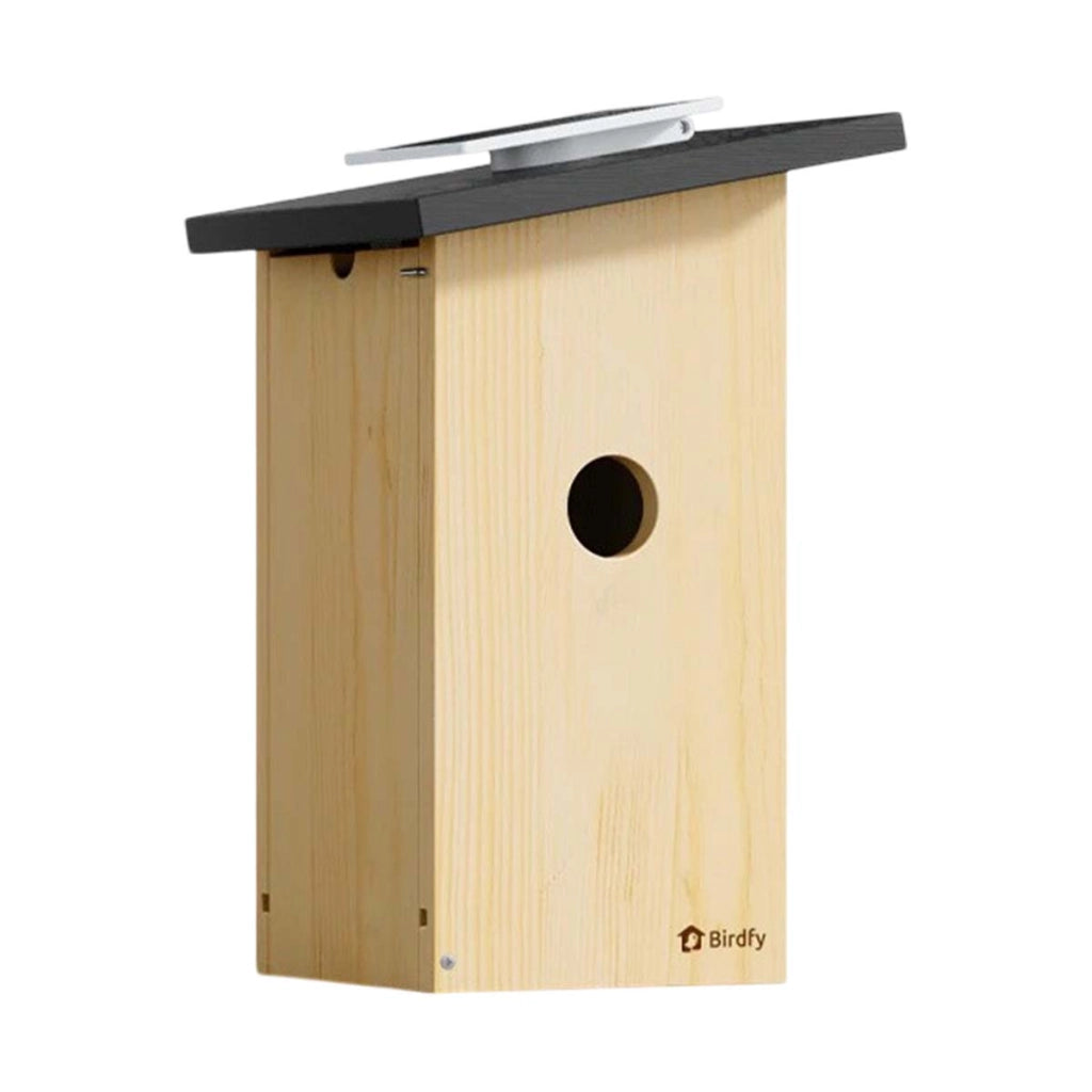 Casetta Smart per Uccelli con Telecamera IA e Pannello Solare Nero / Beige Birdfy