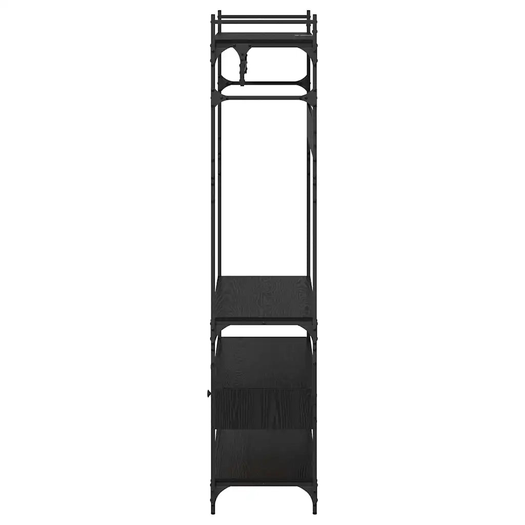 Guardaroba Rovere nero 89 x 39 x 184.5 cm Legno multistrato 883549