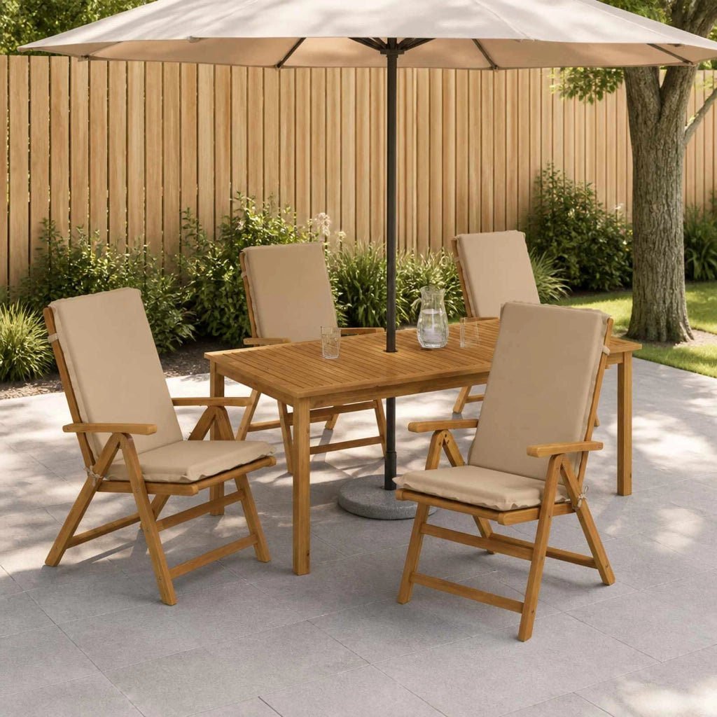 Cuscini Bhair Alto Schienale in 4 Pezzi GEMERT 4 pcs Sabbia 945874