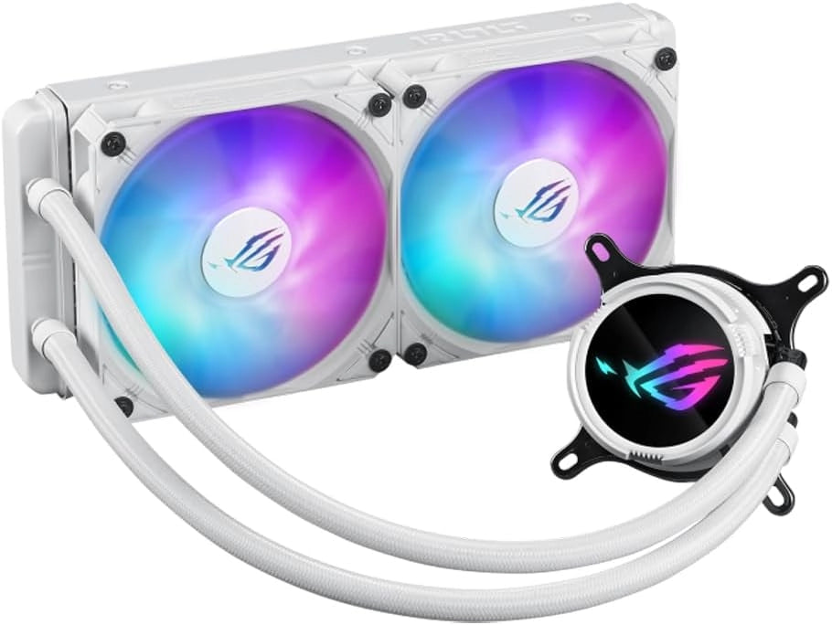 ROG Strix LC III 360 ARGB, dissipatore di liquidi per CPU all-in-one con blocco dell'acqua ruotabile a 360°, pompa Asetek V2 di 7a generazione, ventole ARGB ROG Premium, Aura Sync, Nero