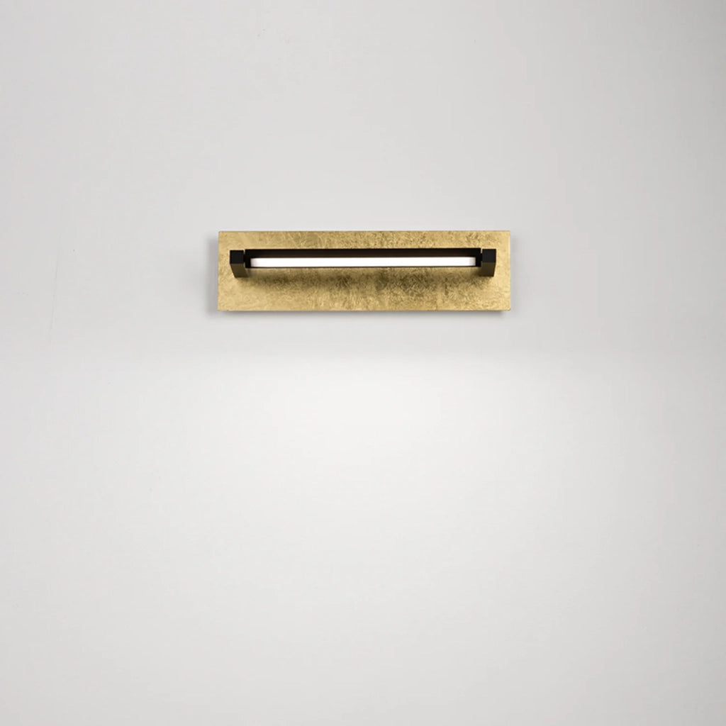 Applique Moderna Foglia Metallo Foglia Oro Led 12W Ip20
