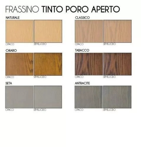 Parete attrezzata in legno di frassino bianco e onice poro aperto l.311 - Mobili 2G