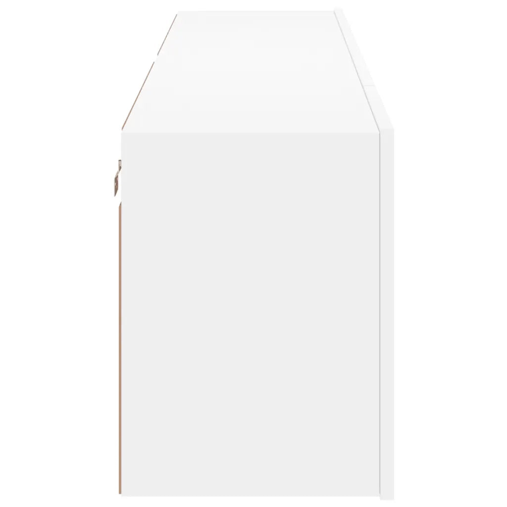Mobili TV a Parete 2pz-Credenza TV-Console TV Bianchi 80x30x41 cm