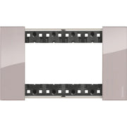 Placca Bticino Living Now 4 moduli colore Aura KA4804DM